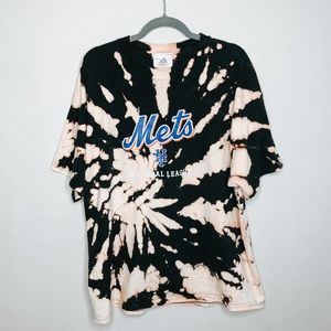 New York Mets Bleached Baseball Tee